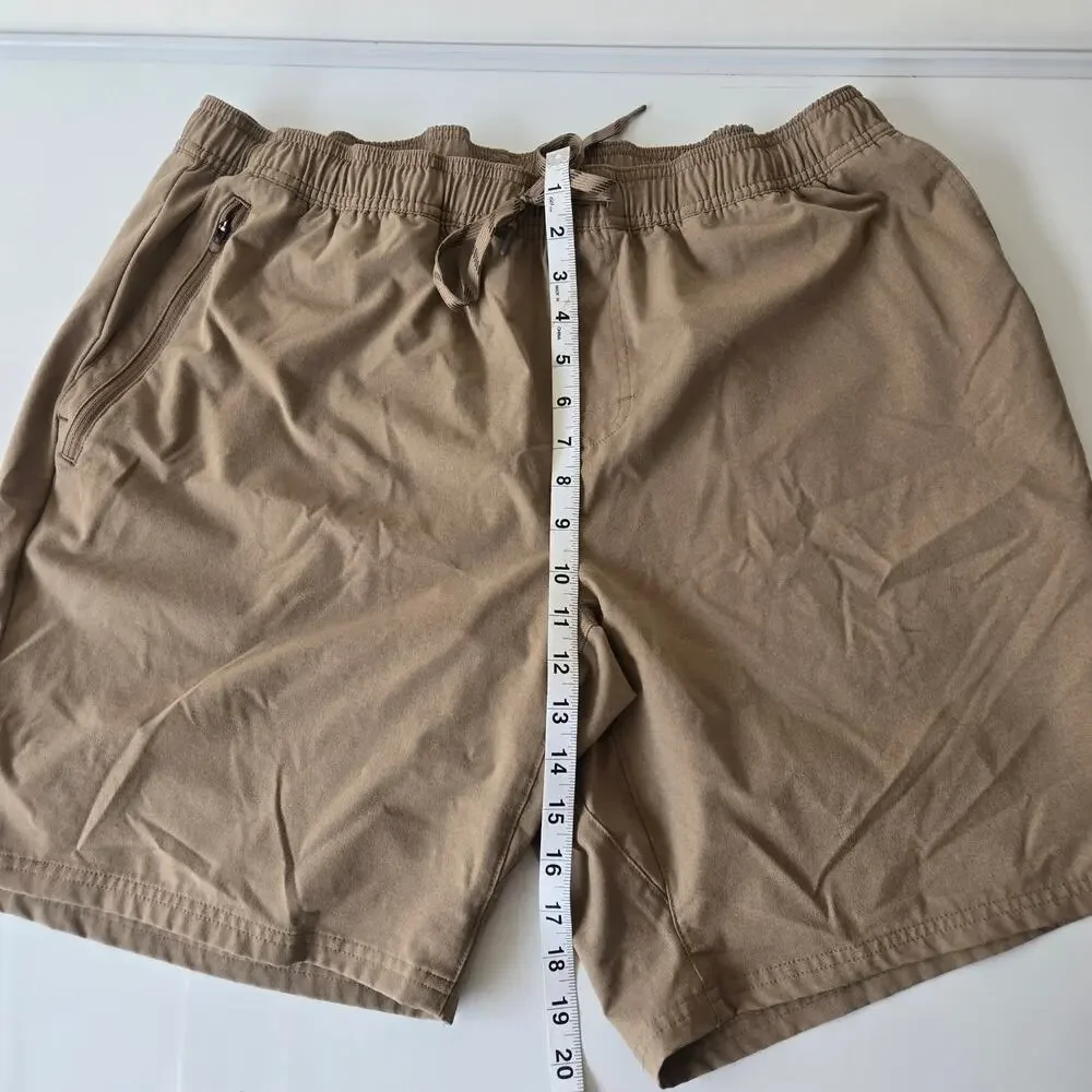 L.L.Bean Men’s Stretch Performance Shorts - Tan - Size XL